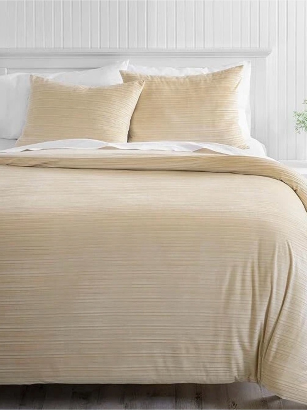 Martha Stewart 3Pc Duvet Cover Set 1 Duvet Cover 2 Pillow Shams Queen Or King